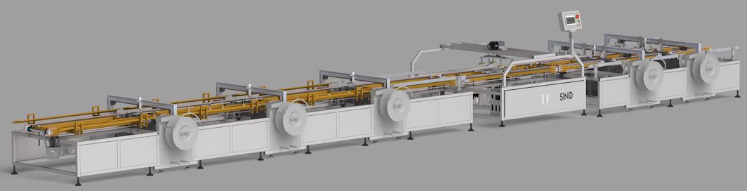 Automation-5 Stations Strapping Line(For Slab)